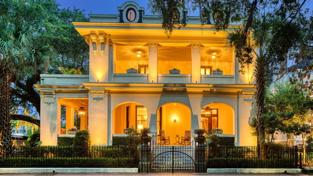 An view of a Luxury House in the city of Georgia.