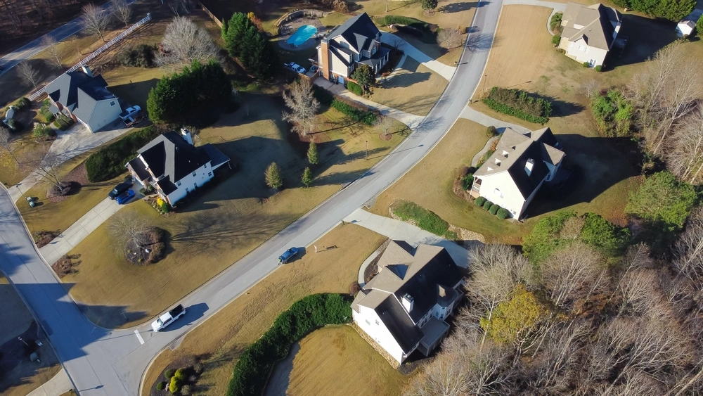 An view of a Luxury House in the city of Georgia.