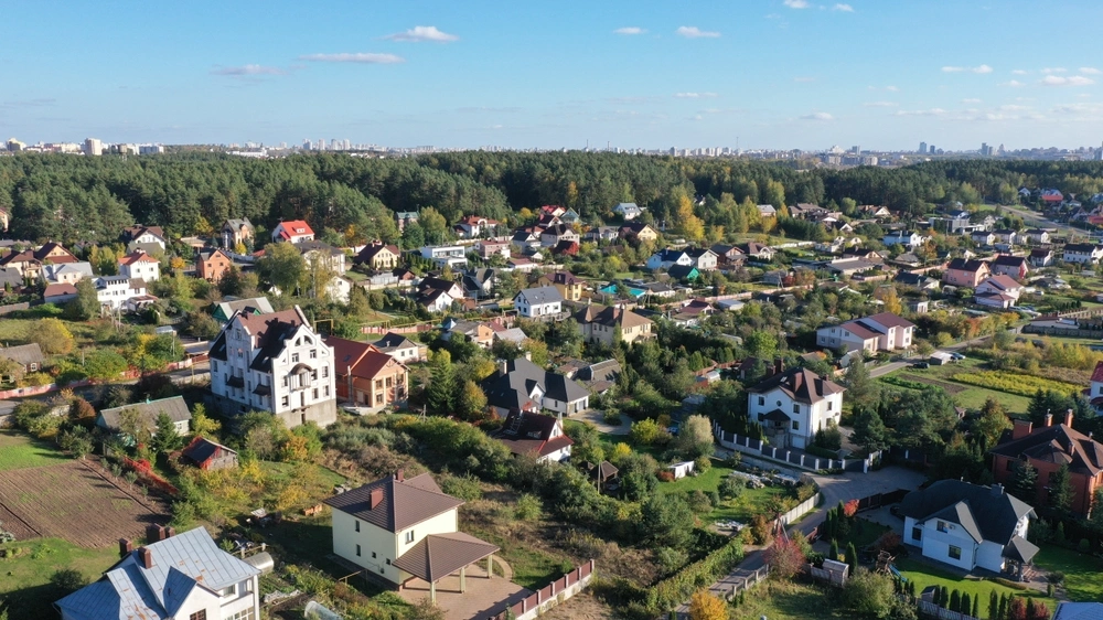 Aerial view of Real Estate Property in Georgia