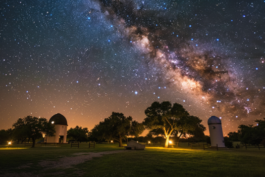 Houses, Trees and stars